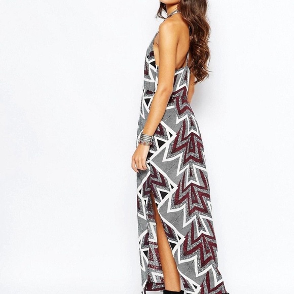 Free People Slubby Crinkle Serves You Right Printed Maxi Dress - Picture 8 of 9